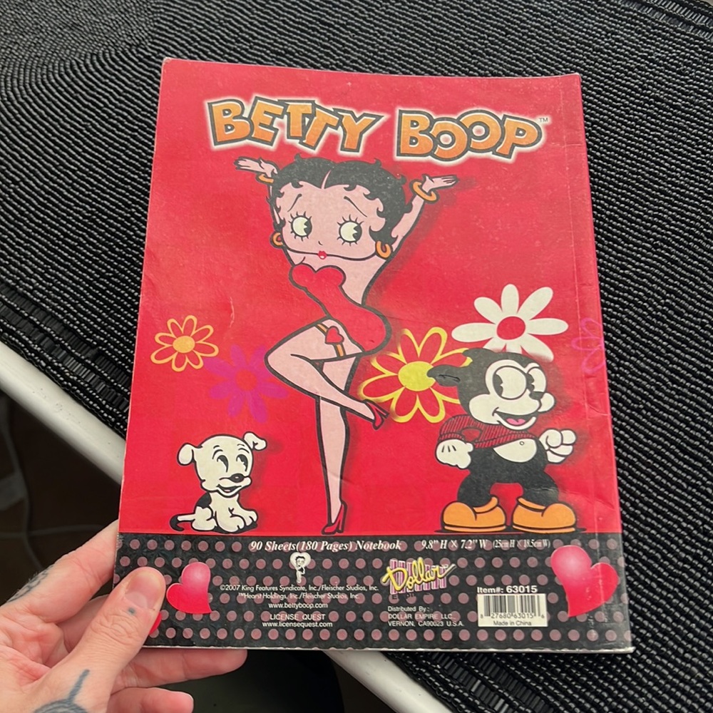 2007 Betty Boop Note Pad - Picture 2 of 8